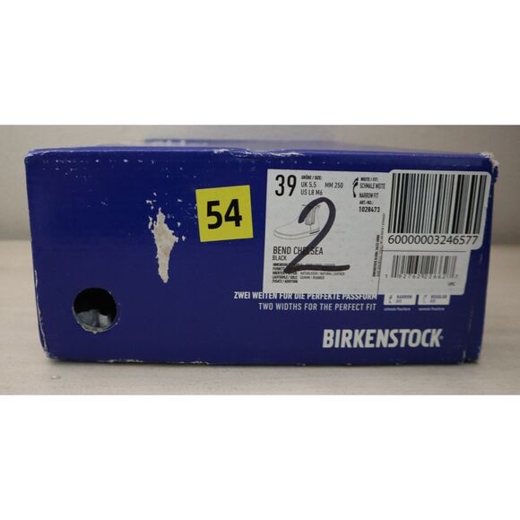 Birkenstock 1028473 Women's Sz 8 Black Leather Bend Chelsea Ankle Booties - Picture 14 of 14